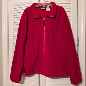 L.L. Bean Red Teddy Jacket